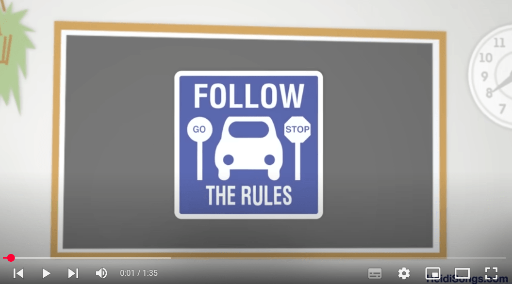 Theme 1 - I Can Follow The Rules